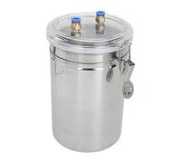 Annadue Mungitrice Manuale 2L, Kit di Mungitura Portatile, Secchio in Acciaio Inossidabile Risparmio di Sforzo, Coperchio Trasparente Trasparente per Mungitura Domestica del Bestiame, Attrezzo per