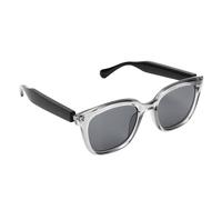 Annadue Occhiali Intelligenti Bluetooth Multifunzionali con Controllo Touch per Chiamate Musicali Unisex, Blocco Illuminazione Blu (grigio trasparente)