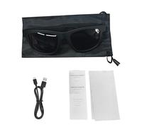 Annadue Occhiali Intelligenti con Musica BT, Occhiali per Cuffie (BLACK)