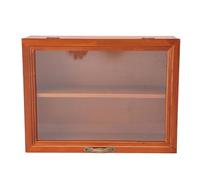 Annadue Organizer da Scrivania in Legno Scaffali da Esposizione Autoportanti per Mini Figure, Cosmetici, Vetrina da Collezione, Portaoggetti da Tavolo Vintage a 2 Livelli, Organizzazione Salvaspazio