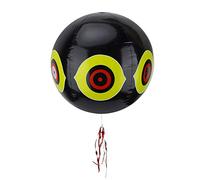 Annadue Palloncino Gonfiabile Spavento Per Uccelli, Palloncino Predatore Repellente Per Uccelli Con Occhi Terroristici, Esca Spaventoso Corvo Per Giardino, Casa, Cortile, Balcone, Esca Repellente