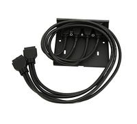 Annadue Pannello Frontale USB 4 Porte USB 3.0, Trasmissione Stabile, Anti-interferenza, Buona stabilità, Funzionamento Semplice, Compatibile, per Case del Computer
