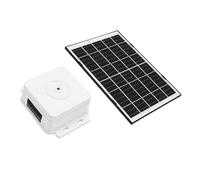 Annadue Pannello Solare da 4 W con Supporto Regolabile a 360° da 5 V Tipo
