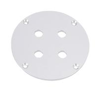 Annadue Pannello Terminale a Parete Audio in Lega di Alluminio, Sostituzione di Vecchie Piastre per Jack, Doppio 1/4 in Jack per Cuffie, Pali Vincolanti, Facile Installazione per Mobili (SILVER)
