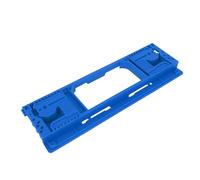 Annadue per Cerniera per Stipite della Porta Modello per Fresatura per Cerniera della Porta in ABS Blu per la Decorazione Domestica, Kit Mortasatrice di Buona tenacità Regolabile in 8 Misure da