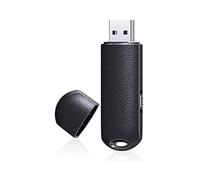 Annadue Piccolo Mini Registratore Ad Attivazione Vocale su Disco U Memory Stick. Registratore di Suoni (BLACK)