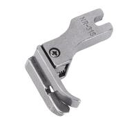 Annadue Piedino Presser per Guida Punto Diritto in Cunetta per Macchina | Accessorio per macchina da cucire industriale, cucitura con filo nascosto, allineamento del colletto della camicia,