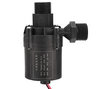 Annadue Pompa di Riempimento Automatico dell'erogatore dell'acqua da 90 Gradi con Filettatura 24V, Pompa 'acqua CC Senza Spazzole, Mini CC 24V per Campeggio Marino