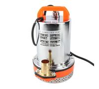 Annadue Pompa Sommersa DC per Batteria Solare Piscina (12V) | Pompa Acqua ad Energia Solare, Sollevamento di 8 Metri, Portata 3000 L/H, Irrigazione del Giardino, Acciaio Inossidabile,