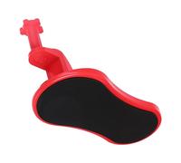 Annadue Prolunga per Supporto per Poggiapolsi, Ripiano per Supporto per Gomito per Computer con Montaggio su Tavolo, Cuscino per Bracciolo da Scrivania con Morsetto per Lavoro d'ufficio (rosso)