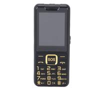 Annadue Pulsanti per Cellulari Senior con SOS, Long 2500Mah Long, Torcia, Radio FM, Bluetooth, Schermo da 2.6 Pollici, Ultra Sottile, Annuncio Vocale, Doppia SIM. (Black)