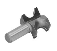 Annadue Punta per Fresa Semitonda con Gambo da 1/2 Pollice Punta da Taglio con Raggio a 5/8 Perline per Intaglio del Legno, Rifilatura, Bordi Arrotondati Morbidi, CNC, Router Portatile e Desktop
