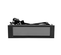 Annadue Regolatore di velocità per 5 Ventole con Grande Schermo LCD, Display della Temperatura, Controllo della velocità per 5 Ventole, Interruttore Manuale Automatico per Il