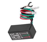 Annadue Relè Intermittenza Frecce LED 12V 20A per Auto Moto | Plug and Play compatto, risolve il problema del lampeggiamento rapido, nominale di 20 A, suono di ticchettio stabile,