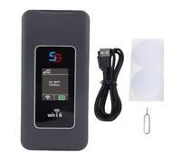 Annadue Router Hotspot Mobile 5G, con Slot per Scheda SIM WiFi6 Supporto Dual Band 32 Dispositivi, Supporta Più di 50 Paesi 5G Commerciali Più di 100 Operatori, per i Viaggi