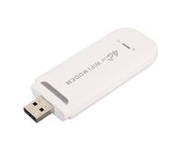 Annadue Router WiFi USB 4G LTE, Hotspot WiFi Portatile Tascabile da 150 Mbps con Slot per Scheda SIM, Crittografia WPA WPA2 WiFi, Modem WiFi Mobile per Ufficio, Viaggi, Casa (Bianco)