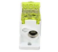 Annadue Scatola di Distribuzione Terminale Efficiente Connettore in Ottone 160A Scatola di Giunzione di Alimentazione su Guida DIN per Armadi di Distribuzione di elettricità Materiale PA66 Ignifugo