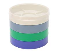 Annadue Scatola Portaparti per Orologi a 5 Livelli | Contenitore rotondo impilabile, scomparti con codice colore, organizer multiuso, design, per perline di gioielli