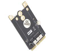Annadue Scheda Adattatore Mini PCI E a BCM94630, Wins 7/8/10 | Convertitore BCM94630, Adattatore di rete PCIe, 7 8 10 32/64 Bit, Scheda WLAN 12+6 Pin, Plug and Play