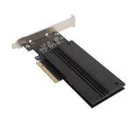 Annadue Scheda Adattatore NVME PCIE, Adattatore SSD M-Key NVME PCIE 4.0 X8 M2 NVME con Dissipatore di Calore in Alluminio per 2280/2260/2242/2230 M.2 NVME SSD per Mac e PC