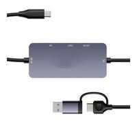 Annadue Scheda di Acquisizione Video USB per Gaming Streaming | Game Grabber, Pass Through 4K, Plug and Play, Registratore compatto, Ricarica rapida PD
