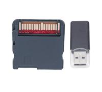 Annadue Scheda di Memoria per Videogiochi NDS per R4 Flashcart WOOD, Adattatore Flashcard per Giochi per Console Professionali per NDS/MD/GB/GBC/per Famicom/PCE (Set nero WOODHK)