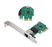 Annadue Scheda di Rete LAN per Realtek RTL8111E, Adattatore PCI Express x1 x4 x8 x16 Full Duplex Scheda Gigabit Ethernet Multipla 10/100 / 1000 mbps, Verde
