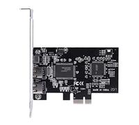 Annadue Scheda PCIE di Acquisizione Video Firewire per PC Desktop Tower, Scheda PCI Express Controller IEEE 1394 da 2,5 Gbps 1394a con Cavo Firewire