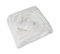 Annadue Scialle Luminoso a LED, Oggetti di Scena per la Danza, Scialle Fluorescente Lungo 145 Cm per la Danza del Ventre, a LED con Bastone Estensibile per Altezza 160-178 Cm Bianco (Poliestere 7)