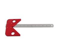 Annadue Scriba Ad Angolo di 45 Gradi, Calibro della Centrale per la Lavorazione del Legno, Set di Strumenti per il Layout del Carpentiere per la Marcatura, Morsetto a Bloccaggio Rapido Stabile