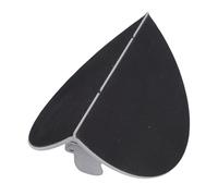 Annadue Semi Circular Drywall Corner Sander per Carta Vetrata da 9 Pollici | Forma semicircolare, materiale ABS, impugnatura antiscivolo, supporto con gancio, 12 carte vetrate incluse