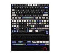 Annadue Set da 154 Copritasti PBT, Materiale PBT Durevole, Altezza XDA, Tecnologia di Sublimazione su 5 Lati, Tastiera Meccanica Universale, per 61, 87, 98, 104, 108 Tasti