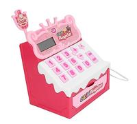 Annadue Set da Gioco per Registratore di Cassa per Bambini, Giocattolo da Cassiere, con Denaro Finto, per Bambini in età Prescolare