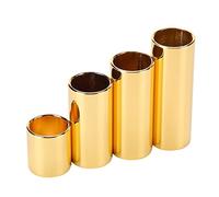 Annadue Set di Slide per Chitarra, 4 Slide in Metallo 28-70mm, per Chitarra | Guide per corde per chitarra in metallo, di 4 misure, per chitarra elettrica, , basso, mandolino
