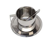 Annadue Set di Tazze da caffè in Acciaio Inossidabile, Tazze Isolate a Doppia Parete, da tè Latte Cappuccino da 12 Once, Moderne Antiruggine per il Campeggio del Bar dell'home Office (260 ml)