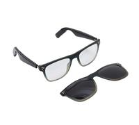 Annadue Smart Bluetooth Glasses con Altoparlanti a Doppio Conducente, Occhiali da Sole IPX4 con Suono HD e Controllo Vocale, Blocco della Luce Blu, Fotografia Remota, per All'aperto