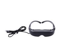 Annadue Smart VR Occhiali 2D 3D Switch con Controller | Cuffie per realtà virtuale, display coinvolgente da 120 pollici, audio direzionale, vestibilità ergonomica e leggera, ampia