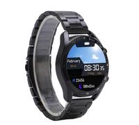 Annadue Smartwatch per Uomini Donne, Orologio Sportivo Rotondo con Cinturino in Metallo Touch Screen da 1,5 Pollici, Fitness Tracker per lo Studio della Vita Lavorativa