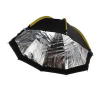 Annadue Softbox Ottagonale da 19,7 Pollici 50 Cm Softbox Pieghevole Rapido a Collasso Rapido a Piega Rapida con Rivestimento Uniforme in Argento 2 Griglia di Diffu
