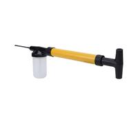 Annadue Spolverino per Terra di Diatomee 4FT Lunghezza Regolabile, Erogatore di Spruzzatore DE a 3 modalità per Giardino Esterno, Spargitore di Polvere Portatile Telescopico Anti Intasamento (YELLOW)