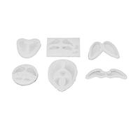 Annadue Stampo in Silicone con Ala d'angelo, Confezione da 6, Flessibile, Trasparente, Antiaderente, Riutilizzabile, per Torte, Cioccolatini, Sapone, Resina Epossidica, Artigianato Fai da Te, Argilla