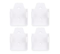 Annadue Supporti per Telecomando da 4 Pezzi, Scatola Portaoggetti per Montaggio a Parete per Telecomandi per Altoparlanti TV del Condizionatore D'aria, con Installazione a Vite o