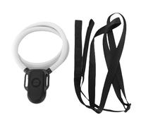 Annadue Supporto da Collo Adatto per Action 6 5 Pro, Supporto da Collo POV per Fotocamera in Silicone Elastico con Attacco per Fascia Toracica, con Rotazione a 360° Ideale per il Ciclismo