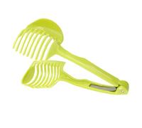 Annadue Supporto per Tagliare il Pomodoro, Supporto per Affettare Portatile per Frutta e Verdura Rotonda, Pinze da per Tagliare le Patate Al Limone e Cetriolo