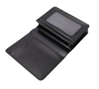 Annadue Supporto Portafoglio Tracciabile Nero per la Funzione Trova la Mia | per app Dov'è, tracciamento mappa e avviso sonoro, 100 mAh, standby 4-5 mesi, ricarica wireless, contiene 3 carte+ID+contanti