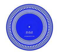 Annadue Tappetino per Disco Stroboscopico per Giradischi Disco di Calibrazione per Giradischi in Acrilico 11,8 Pollici per 33 1 3 45 78 giri/min. Allineamento Cartuccia di Control (BLUE)