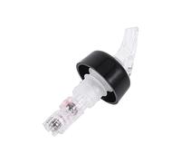 Annadue Tappo per Beccuccio Versatore per Bottiglia di Liquore in Plastica da 35 Ml, Dispenser per Vino con Misurazione Automatica a Flusso Rapido per Bar di Casa, Pub, Club, Trasparente (WHITE)