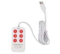 Annadue Tastiera da 6 Tasti, Tastiera Programmabile con Plug and Play USB, Tastiera Macro per il Lavoro di Gioco