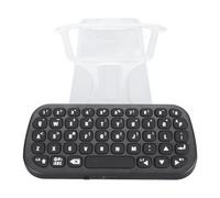 Annadue Tastiera di Retroilluminazione per Controller P S5, 47 Tasti Wireless KeyPad Chatpad con Controller per Messaggi e Chat Dal Vivo di Gioco