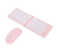 Annadue Tastiera e Mouse Pieghevoli, Combinazione Wireless Ricaricabile | Combinazione Tastiera Bluetooth Pieghevole Wireless, Tipo C Ricaricabile, Tasti Silenziosi, per Tablet PC Portatile